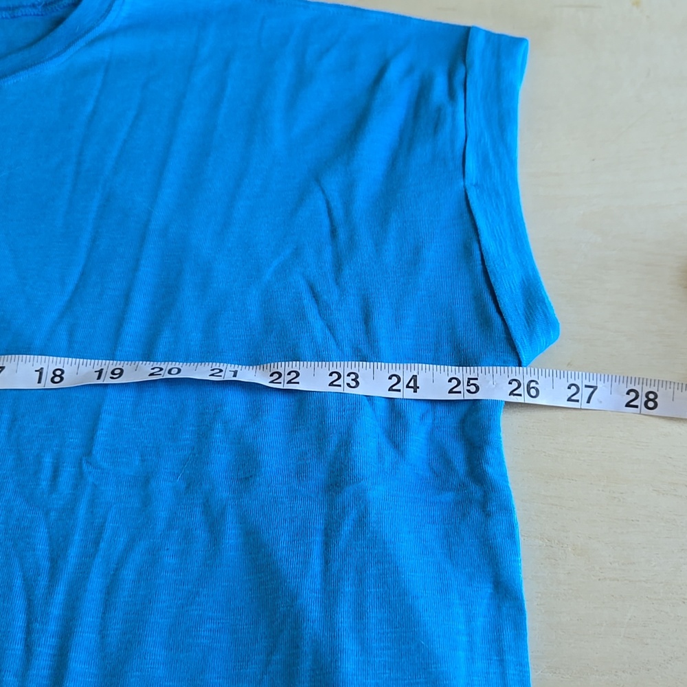 Z113 NWT Zenana Outfitters Cap Sleeve Crewneck Tee Sz 1X 2X 3X Stretch Oversized - Picture 5 of 8